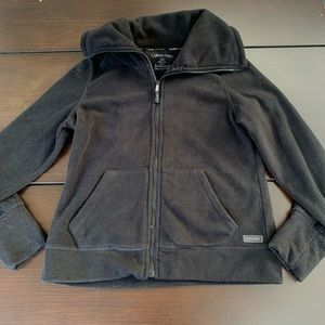 Calvin Klein Black Fleece Zip Up